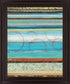 Azure Rhythm - 28" x 34" Framed Wall Art - Light Blue