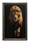 Majestic Mane - 24" x 36" Framed Wall Art - Brown