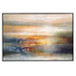 Seafaring Dusk - Hand Painted Abstract Art - Beige