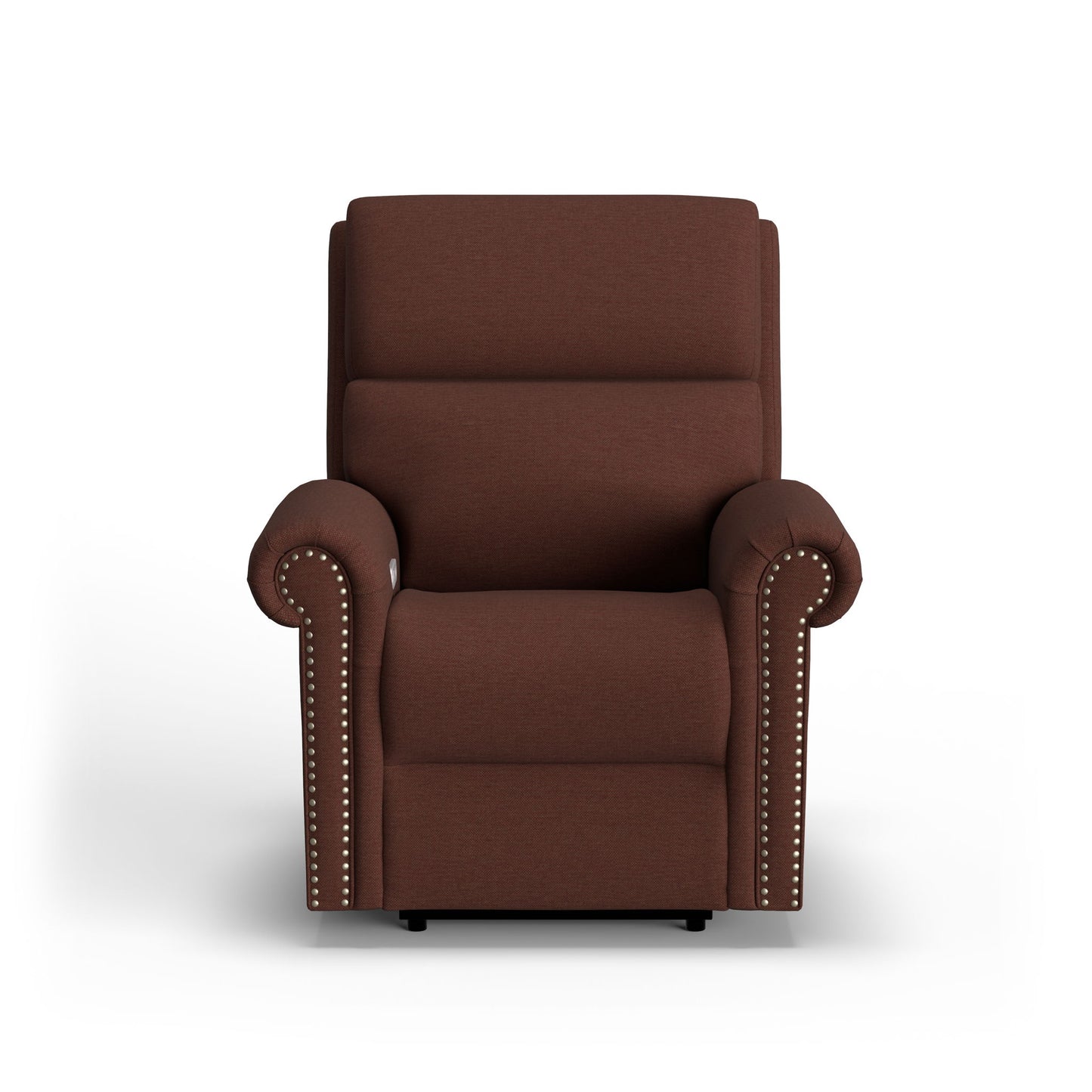 Bernard - Power Recliner With Power Headrest & Lumbar With Nailhed Trim