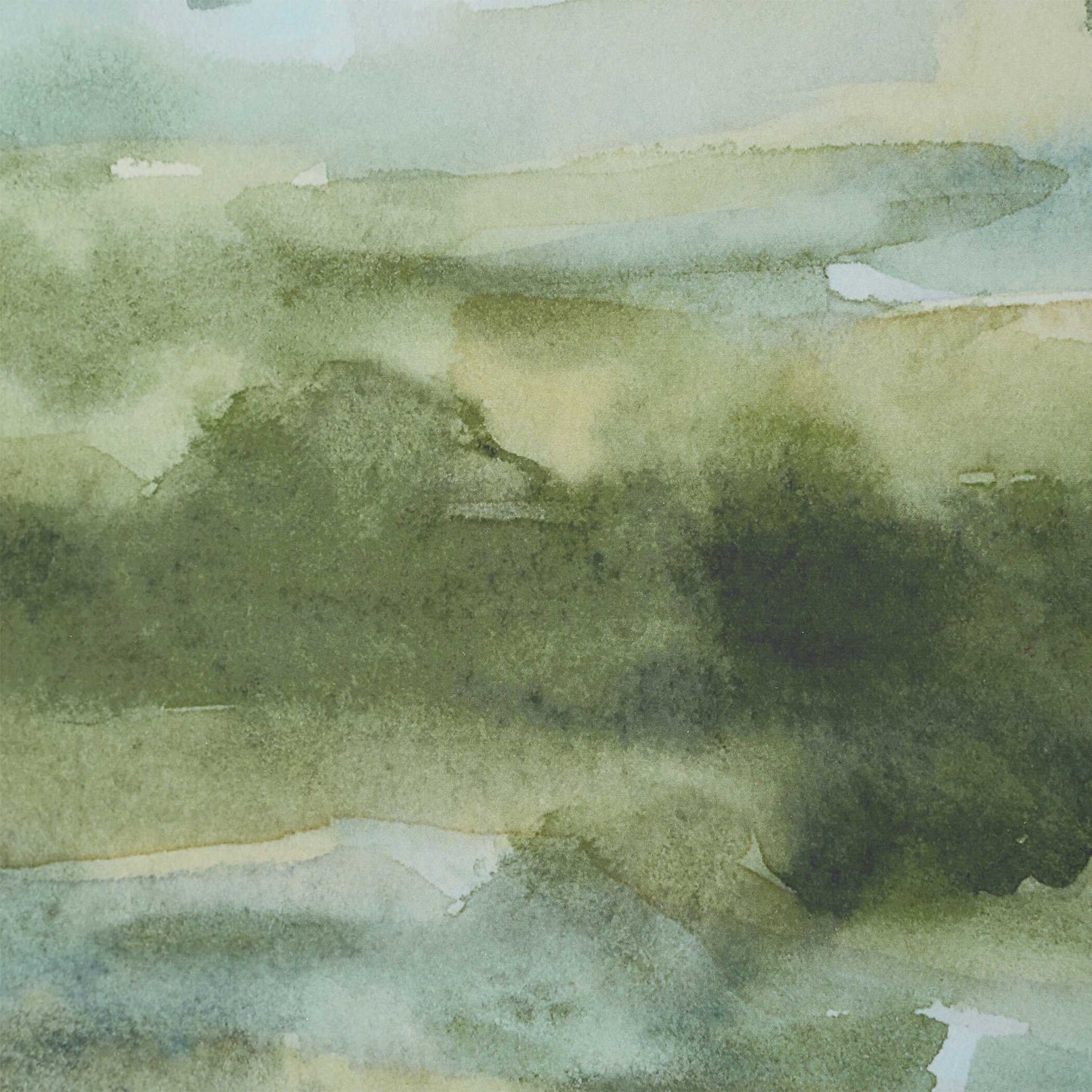 Soft Sage - Abstract Landscape Prints (Set of 2) - Gray