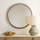 Landry - Round Mirror - Light Wood