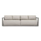 Remsen - Outdoor Large Sofa - Weathered Gray / Dove
