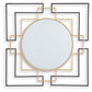 Oceanal - Accent Mirror - Black / Gold Finish