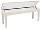 Skempton - Storage Bench - White
