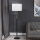 Maud - Floor Lamp - Aged Black