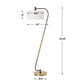 Irwin - Floor Lamp - Curved Brass
