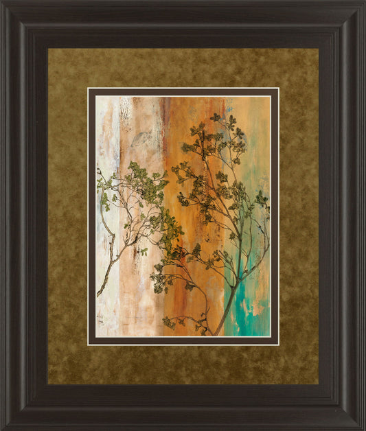 Spring Branch Il By Norm Olson - Framed Print Wall Art - Light Brown