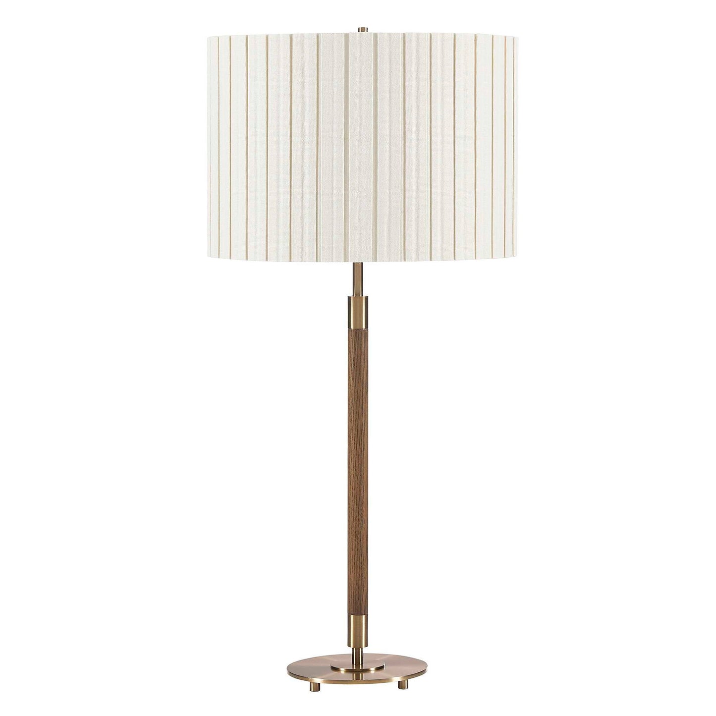 Iliana - Wood Table Lamp - Brass,Gold,Woodtone