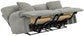 Renaldo - Power Sofa With Zero Gravity Recline - Stone