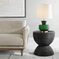 Bongo - Black Rattan Side Table