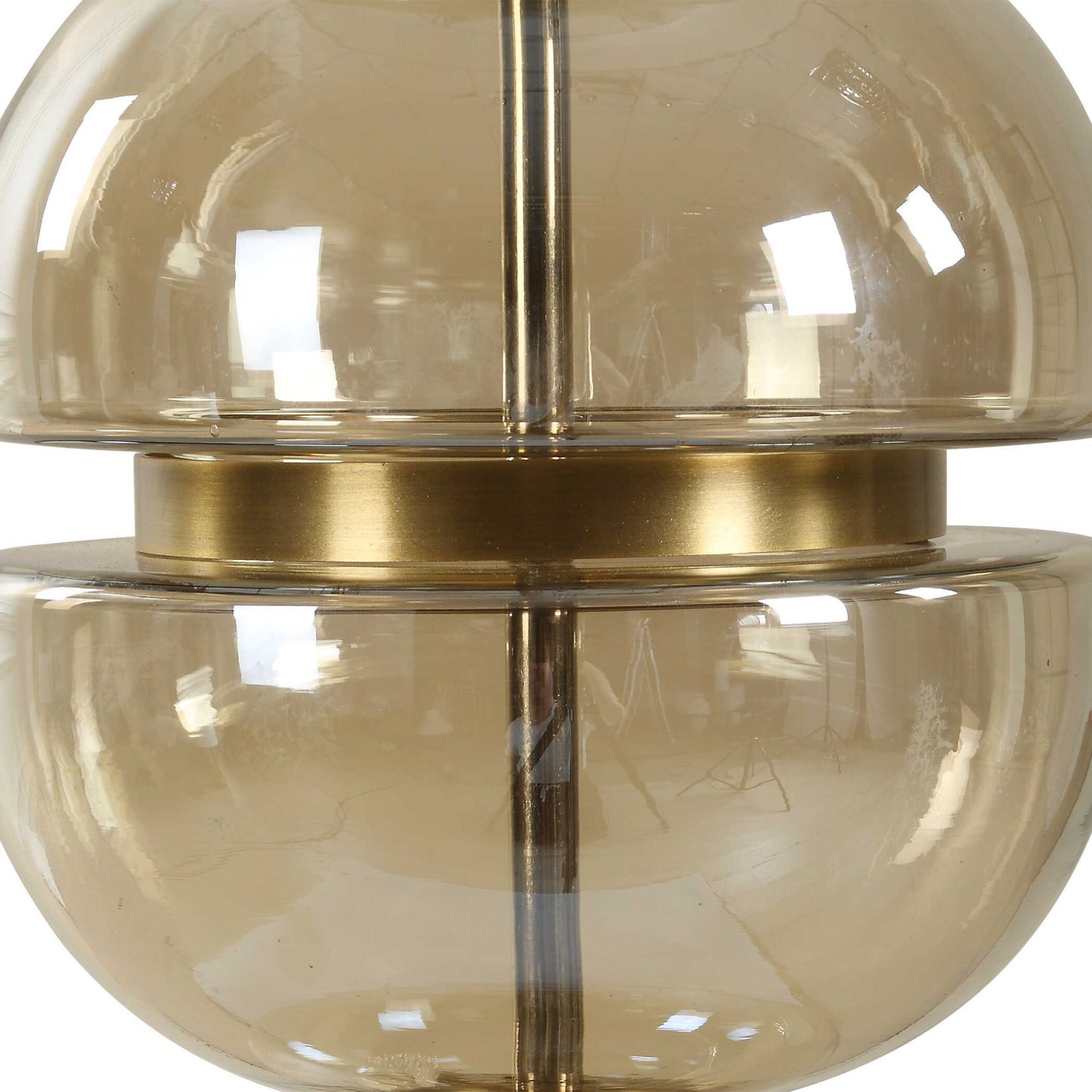 Assemble - Half-Sphere Table Lamp - Brass / Brown / Gold