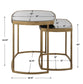 Vista - Nesting Tables (Set of 2) - Gold
