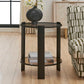 Hanson - Side Table - Bronze & Dark Glass