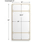 Wrenton - Rectangular Mirror - Brass