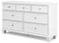 Fortman - Dresser - White