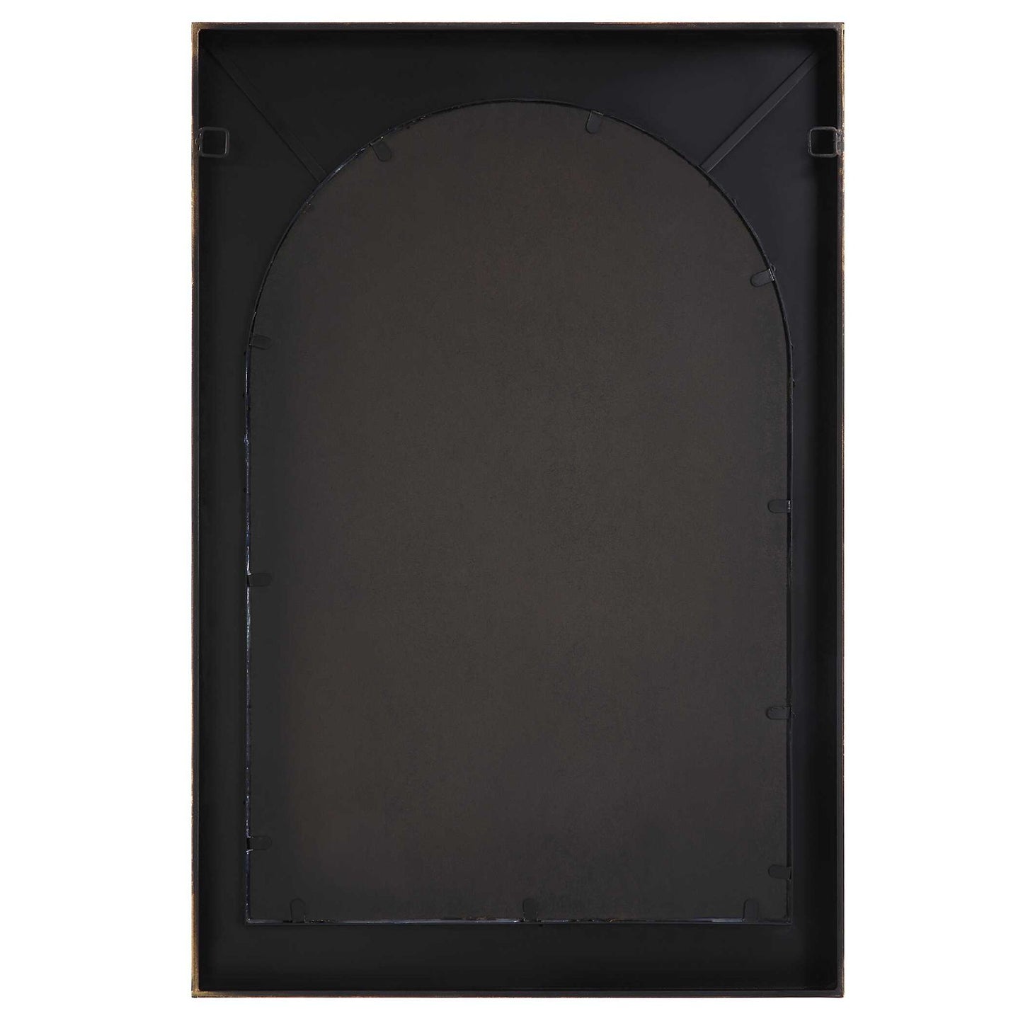 Crisanta - Gloss White Arch Mirror