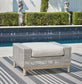 Seton Creek - Ottoman With Cushion - Gray