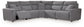 Modmax II - Reclining Sectional - Salt And Pepper