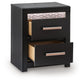 Brizmore - Two Drawer Night Stand - Black