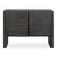 Bierk - 2 Door Cabinet - Dark Stain
