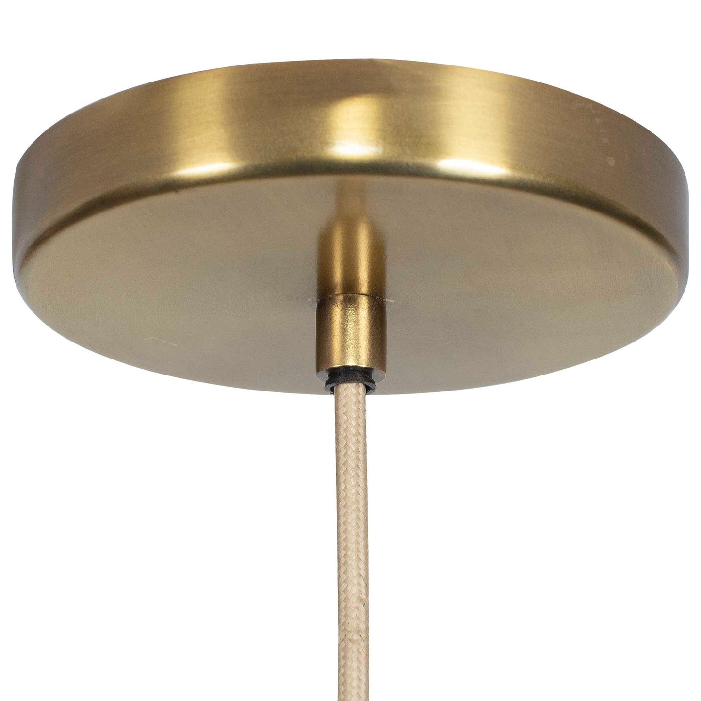Murmur - Woven Brass 1 Light Pendant - Brass