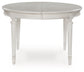 Montelaine - Oval Dining Room Extension Table - Antique White