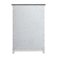 Allyson Park - 5 Drawer Chest - Wirebrushed White / Charcoal