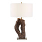Namath - Wood Table Lamp - Brown