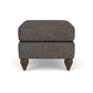 Moxy - Fabric Ottoman, Round Turned Legs