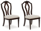 Lavinton - 8 Pc. - Dining Room Extension Table, 6 Side Chairs, Server - Brown