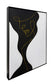 Contour Muse I Hand-Painted Canvas In Frame - Black / White
