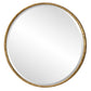 Sutton - Aged Gold Round Mirror