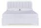 Jarlee - 4 Pc. - King Panel Bed, Dresser, Mirror And Nightstand - White