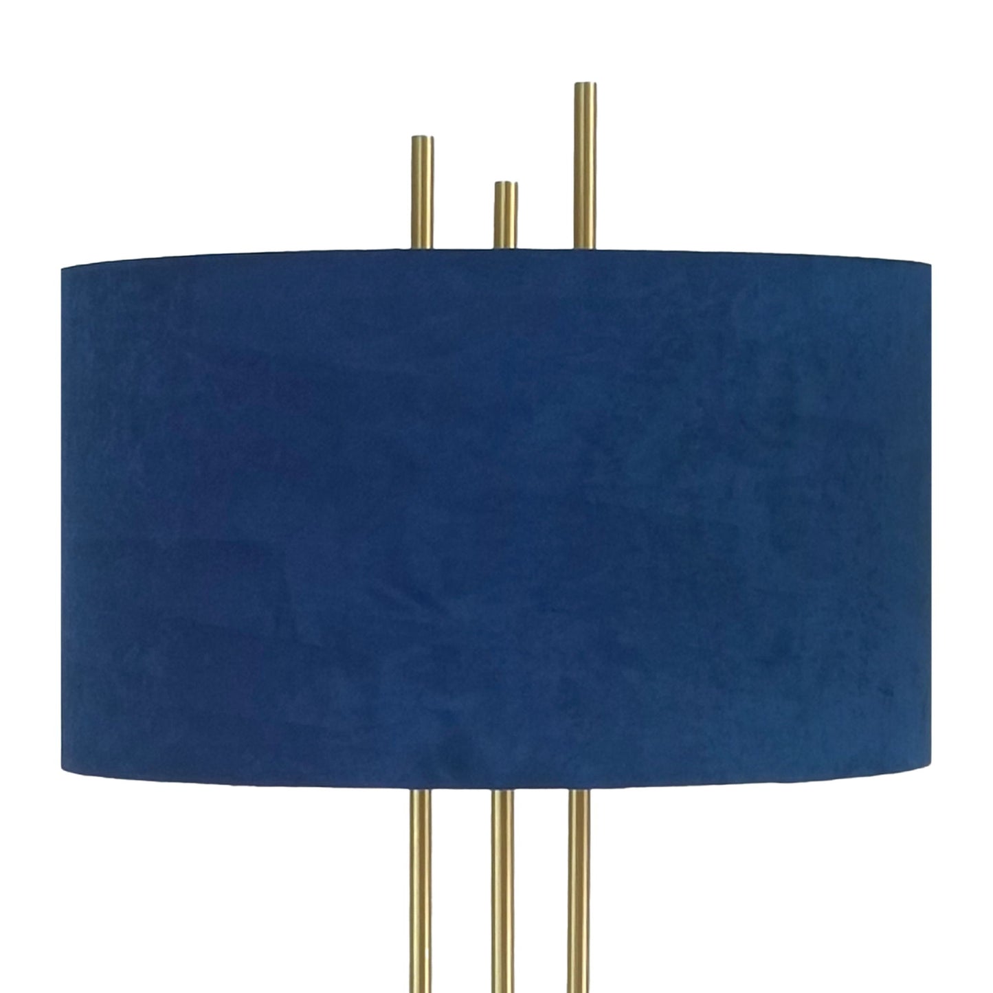 "Velvet Radiance" Metal Table Lamp (Set of 2) - Plated Gold Fiish