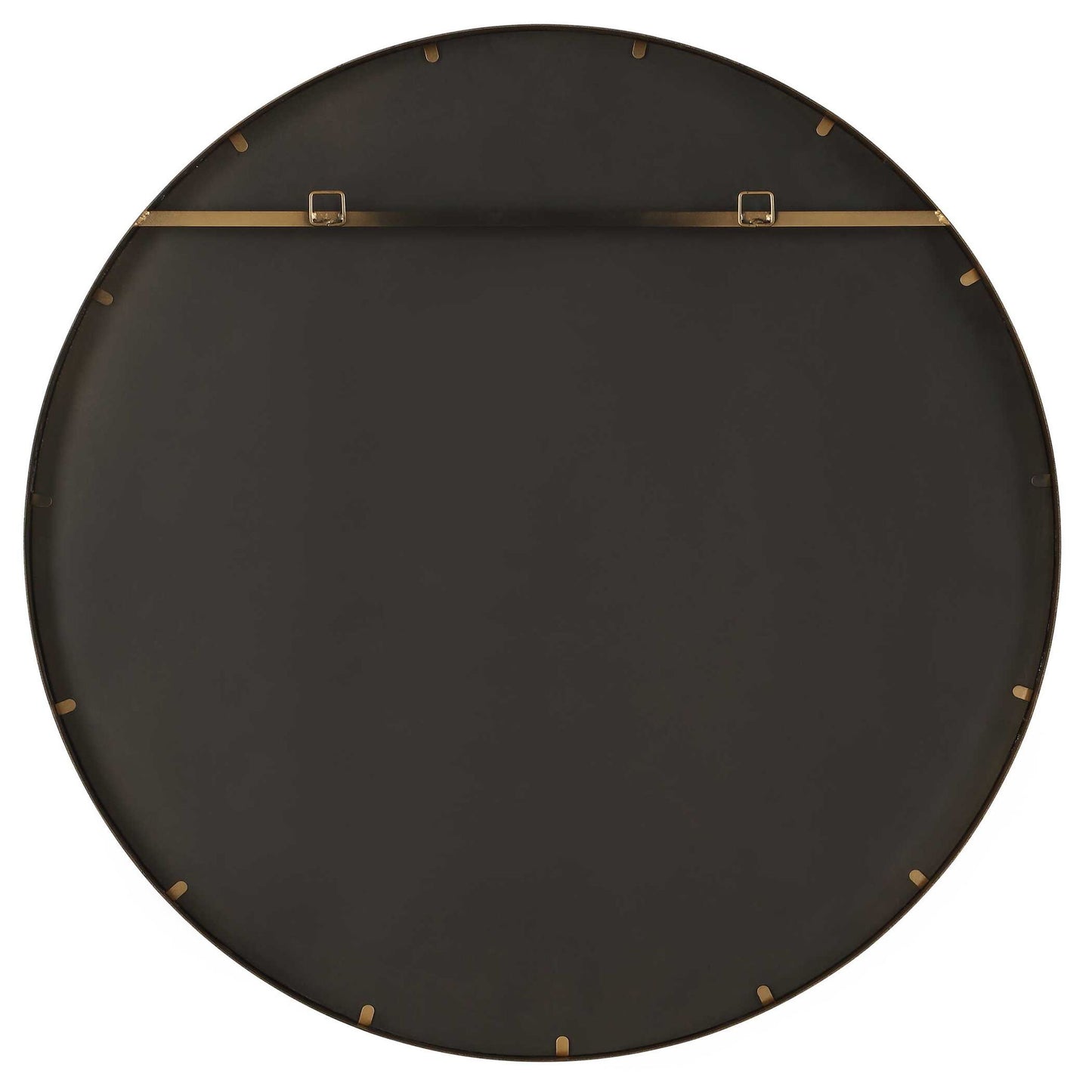 Odeon - Shell Inlay Round Mirror - Bronze