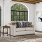 Milo - Fabric Loveseat With Nailhead Trim