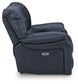 Leesworth - 3 Pc. - Power Reclining Sofa, Power Reclining Loveseat, Power Rocker Recliner - Ocean