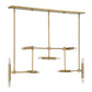 Cadre - 14 Light Modern Linear Pendant - Gold