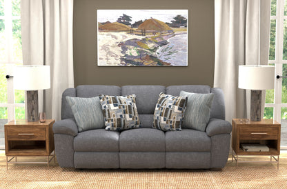 Trifecta - Sofa With 3 Recliners and Drop Down Table