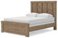 Oliandon - 3 Pc. - Queen Panel Bed, Dresser And Mirror - Light Brown
