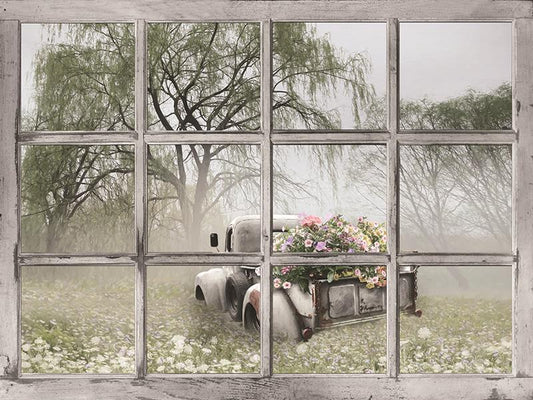 Spring Flowers By Lori Deiter (Framed) - Green