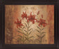 Amber Lily Trio - 28" x 34" Framed Wall Art