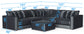 Remington - Modular Sofa And Cocktail Ottoman - Slate