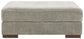 Bayless - Oversized Accent Ottoman - Smoke