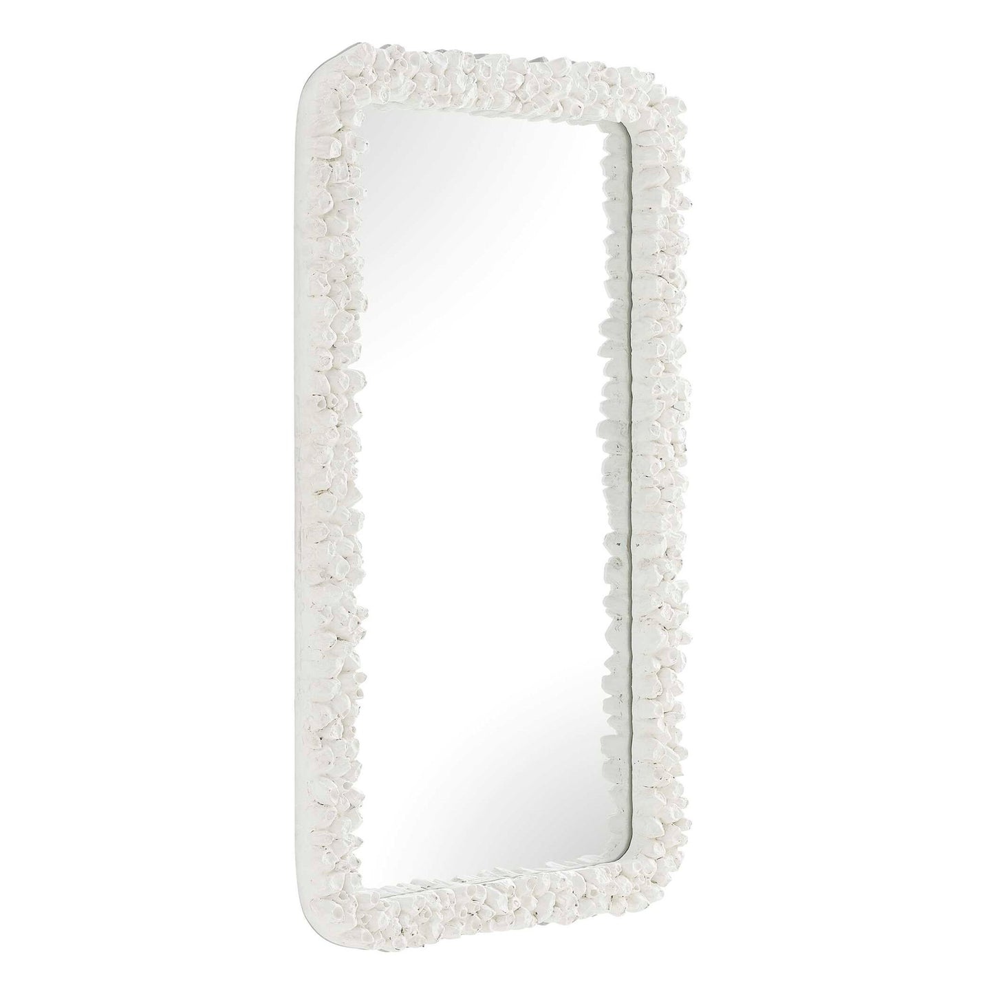 Barnacle - Rectangular Mirror - White