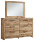 Hyanna - Dresser, Mirror - Tan