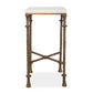 Penelope - Marble Accent Table - Brass / White