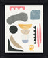 Playful Shapes - 28" x 34" Framed Wall Art - Pink