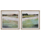 Vivid Vista - Framed Prints (Set of 2) - Green